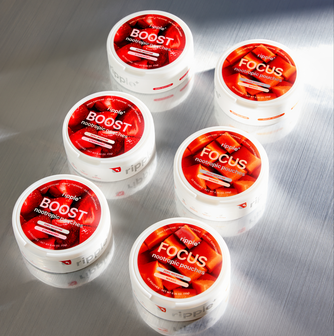 Pouch Fruity Set: Boost and Focus cans