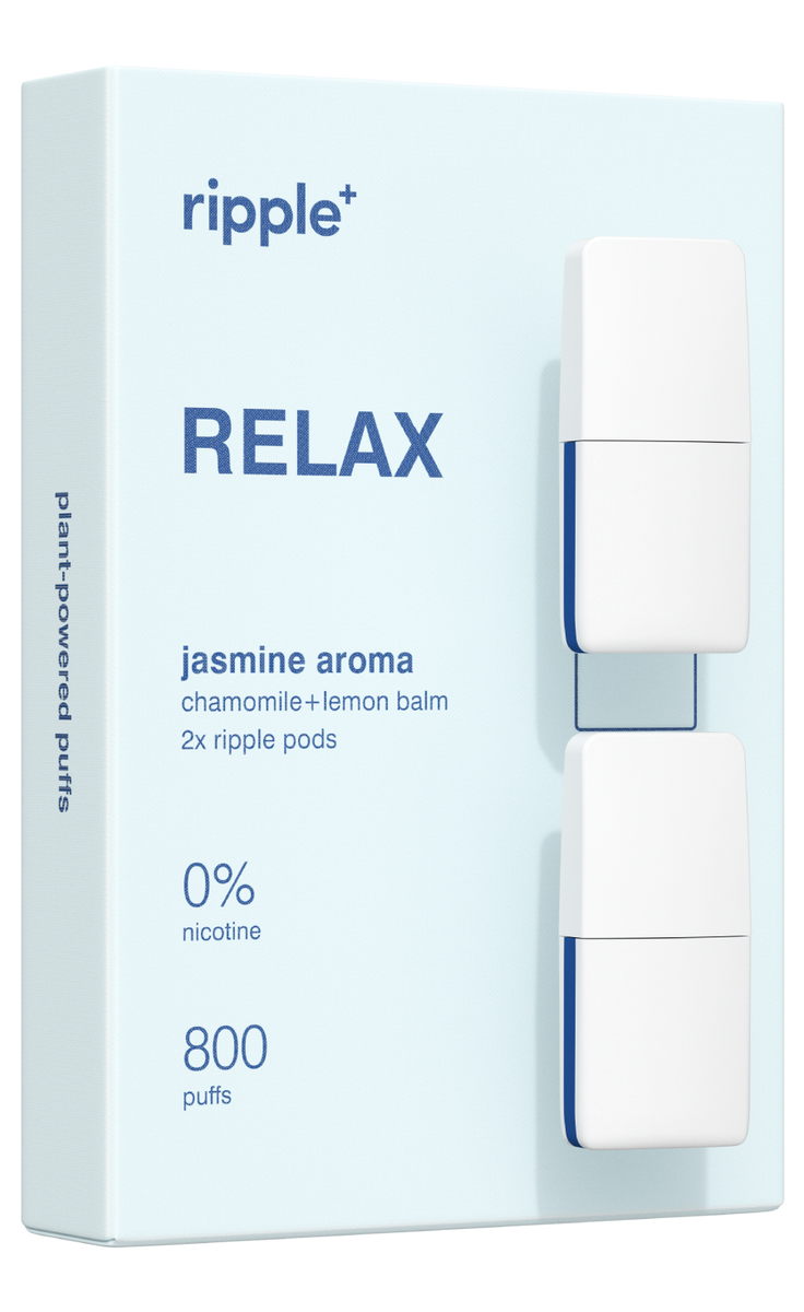 RELAX Jasmine Aroma Diffuser Rechargeable Nicotine Free therippleco