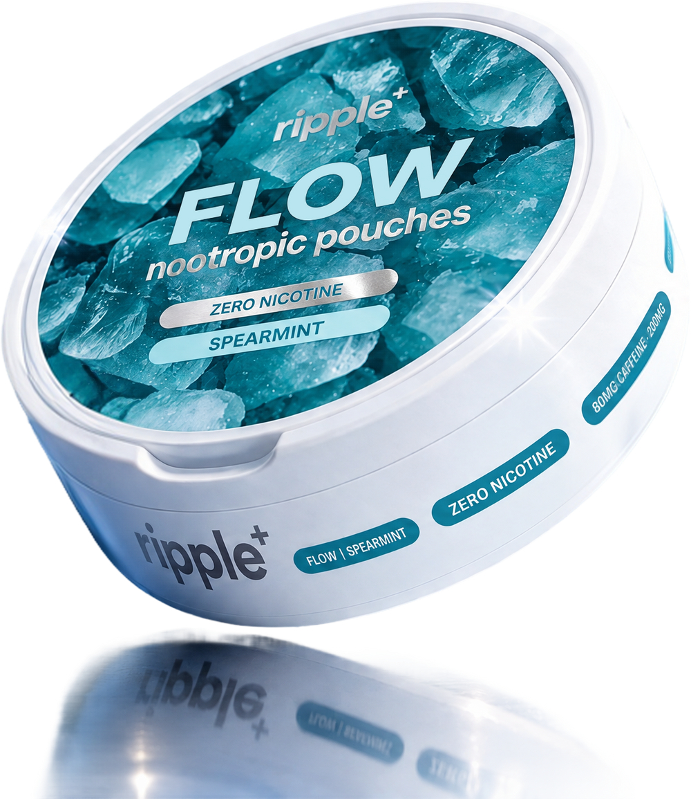 ripple+ FLOW nootropic pouches can