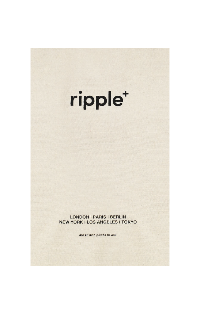 Ripple’s Cream Canvas Tote Bag